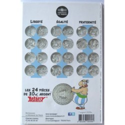 FRANCE - Blister - 10 euros - Astérix II - Liberté - Mouvement - Le tour de Gaule - 2015
