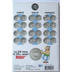FRANCE - Blister - 10 euros - Astérix II - Egalité - Homme-Femme - Astérix et Cléopâtre - 2015