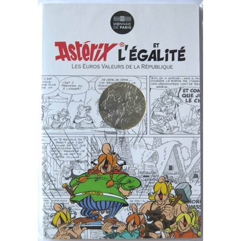 FRANCE - Blister - 10 euros - Astérix II - Egalité - Egalité - Unisson - 2015