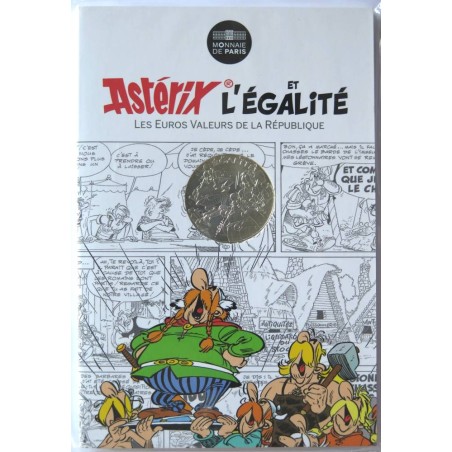 FRANCE - Blister - 10 euros - Astérix II - Egalité - Egalité - Unisson - 2015