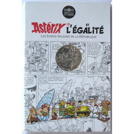 FRANCE - Blister - 10 euros - Astérix II - Egalité - Distribution - Astérix gladiateur - 2015