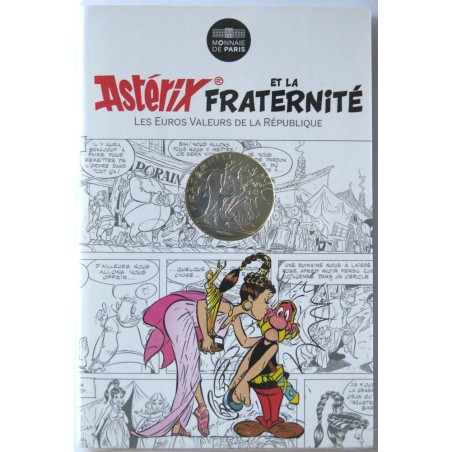 FRANCE - Blister - 10 euros - Astérix II - Fraternité - Romains - Astérix et Latraviata - 2015