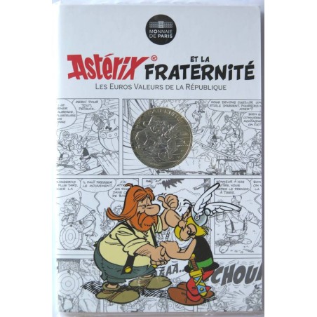 FRANCE - Blister - 10 euros - Astérix II - Fraternité - Helvètes - Astérix chez les helvètes - 2015