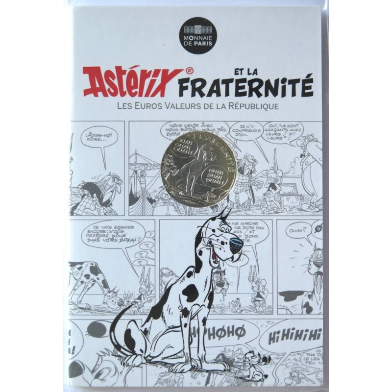 FRANCE - Blister - 10 euros - Astérix II - Fraternité - Danois - La grande traversée - 2015