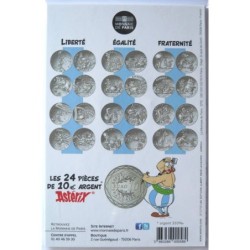 FRANCE - Blister - 10 euros - Astérix II - Fraternité - Danois - La grande traversée - 2015