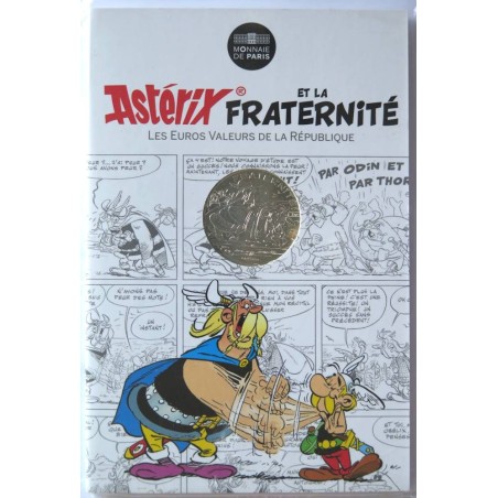 FRANCE - Blister - 10 euros - Astérix II - Fraternité - Normands - Astérix et les normands - 2015