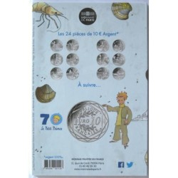 FRANCE - Blister - 10 euros - Le Petit Prince à la pêche au Mont-Saint-Michel - 2016