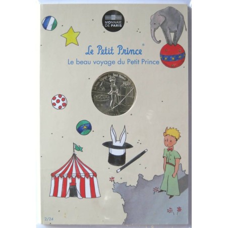 FRANCE - Blister - 10 euros - Le Petit Prince funambule au cirque - 2016