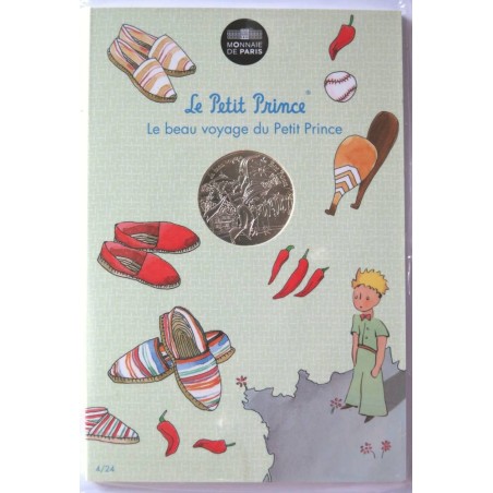 FRANCE - Blister - 10 euros - Le Petit Prince joue à la pelote basque - 2016