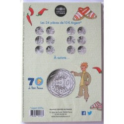 FRANCE - Blister - 10 euros - Le Petit Prince joue à la pelote basque - 2016
