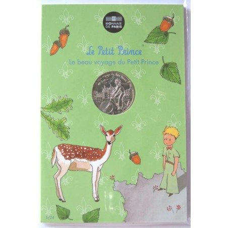 FRANCE - Blister - 10 euros - Le Petit Prince visite les châteaux de la Loire - 2016