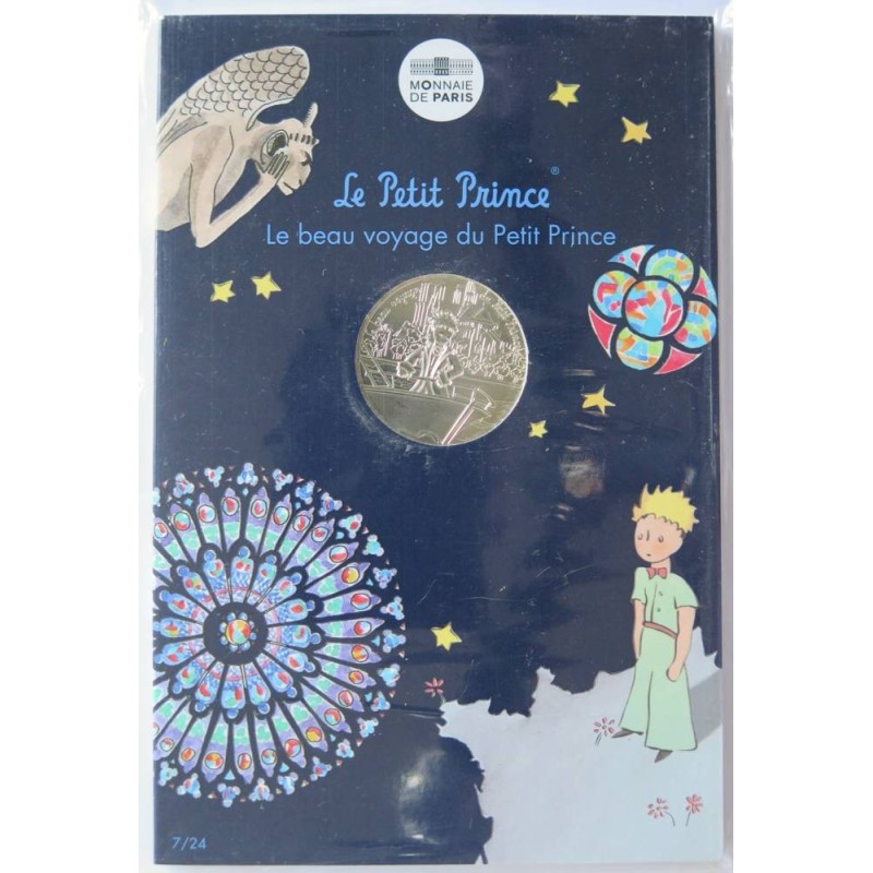 FRANCE - Blister - 10 euros - Le Petit Prince visite Notre-Dame - 2016