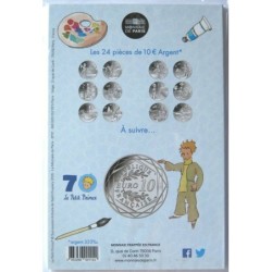 FRANCE - Blister - 10 euros - Le Petit Prince et les peintres - 2016