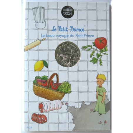 FRANCE - Blister - 10 euros - Le Petit Prince et la gastronomie - 2016