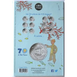 FRANCE - Blister - 10 euros - Le Petit Prince à la mer - 2016