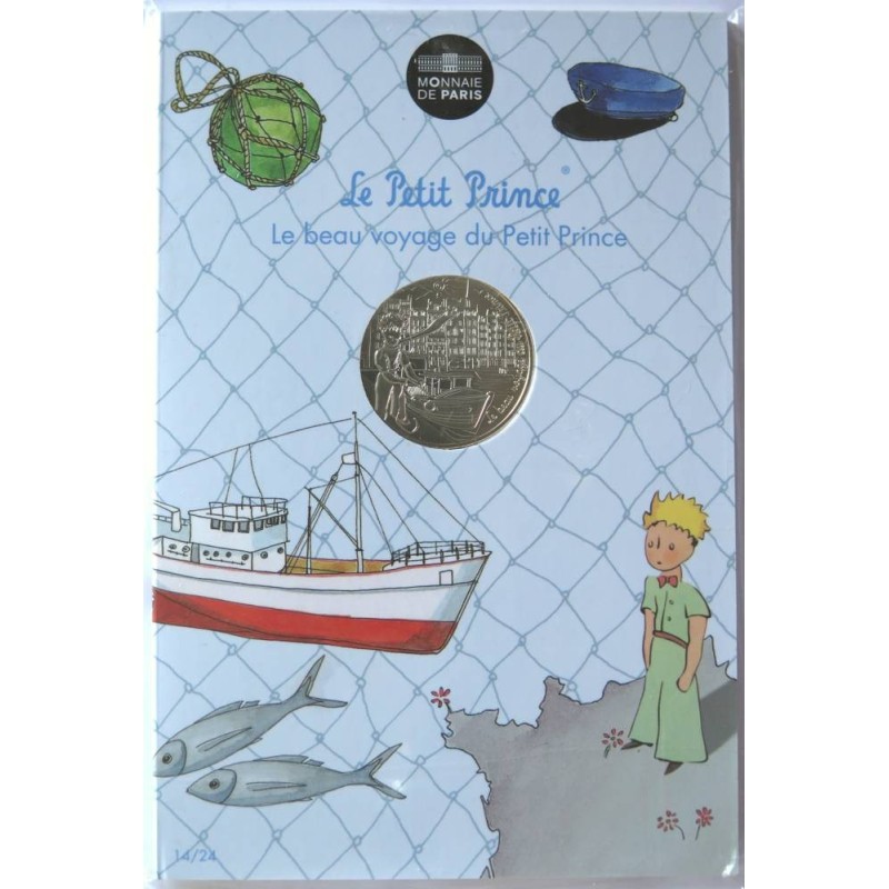 FRANCE - Blister - 10 euros - Le Petit Prince revient de la pêche - 2016