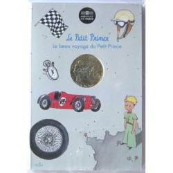 FRANCE - Blister - 10 euros - Le Petit Prince aux courses de voiture - 2016