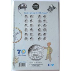 FRANCE - Blister - 10 euros - Le Petit Prince aux courses de voiture - 2016