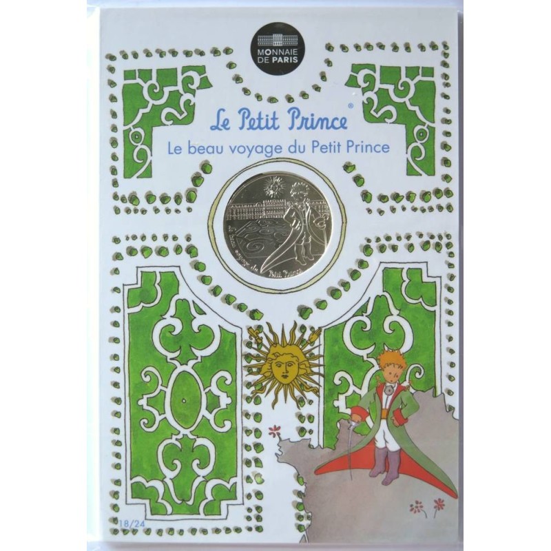 FRANCE - Blister - 10 euros - Le Petit Prince visite Versailles - 2016
