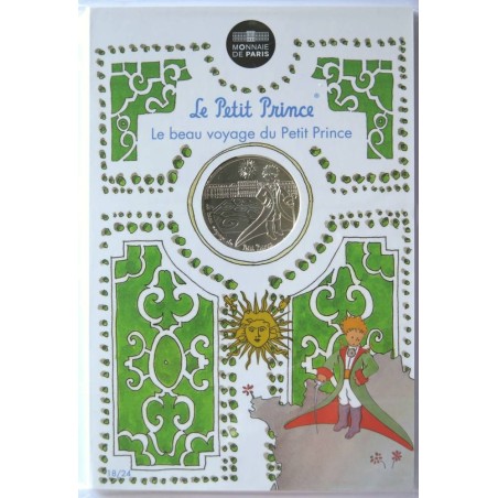 FRANCE - Blister - 10 euros - Le Petit Prince visite Versailles - 2016