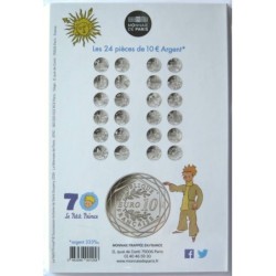 FRANCE - Blister - 10 euros - Le Petit Prince visite Versailles - 2016