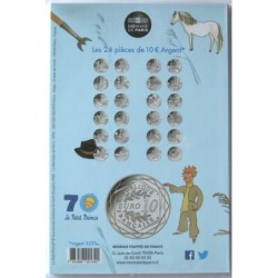 FRANCE - Blister - 10 euros - Le Petit Prince à cheval - 2016