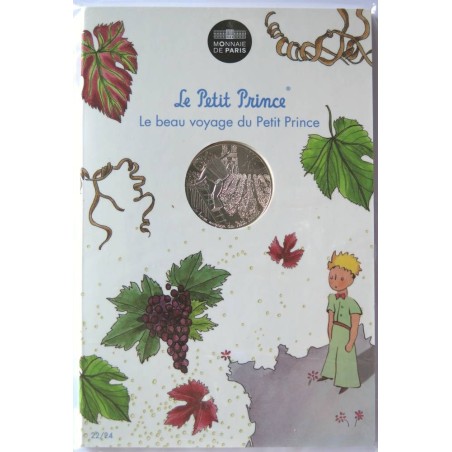 FRANCE - Blister - 10 euros - Le Petit Prince fait les vendanges - 2016