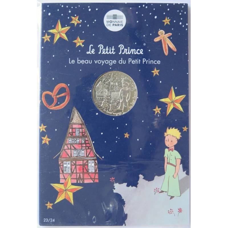FRANCE - Blister - 10 euros - Le Petit Prince au marché de Noël - 2016