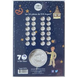 FRANCE - Blister - 10 euros - Le Petit Prince au marché de Noël - 2016