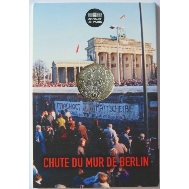 FRANCE - Blister - 10 euros - 30 ans de la Chute du Mur de Berlin - 2019