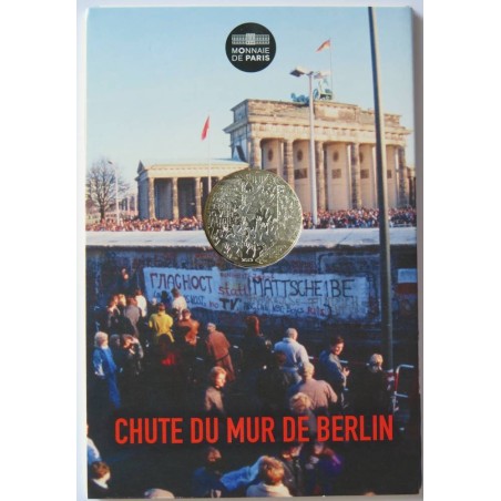 FRANCE - Blister - 10 euros - 30 ans de la Chute du Mur de Berlin - 2019