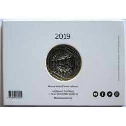 FRANCE - Blister - 50 euros - Pièce d'histoire - Déclaration des Droits de lHomme et du Citoyen - 2019