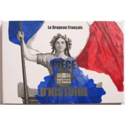 FRANCE - Blister - 50 euros - Pièce d'histoire - Drapeau Français - 2019