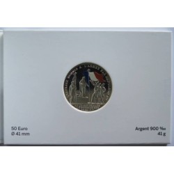 FRANCE - Blister - 50 euros - Pièce d'histoire - Drapeau Français - 2019