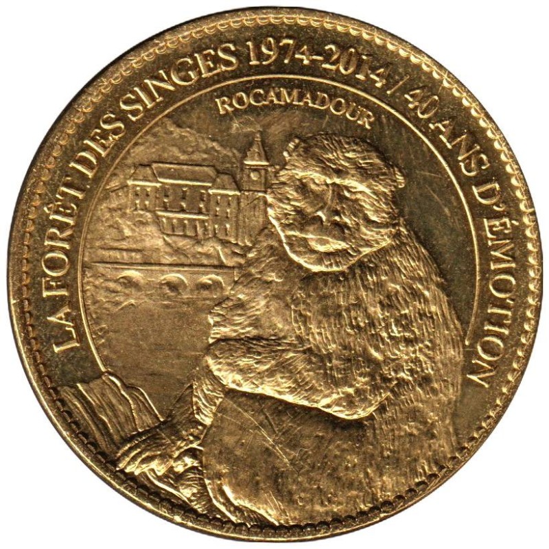 46- Rocamadour - La forêt des singes- 40ans d'émotion - 2014