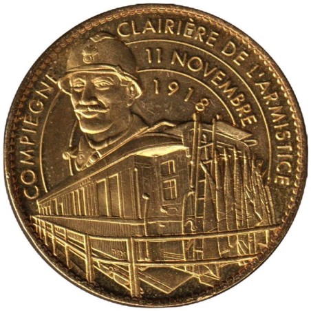 60- Compiègne - Clairière de l'armistice - 11 novembre 1918 Poilu - 2010