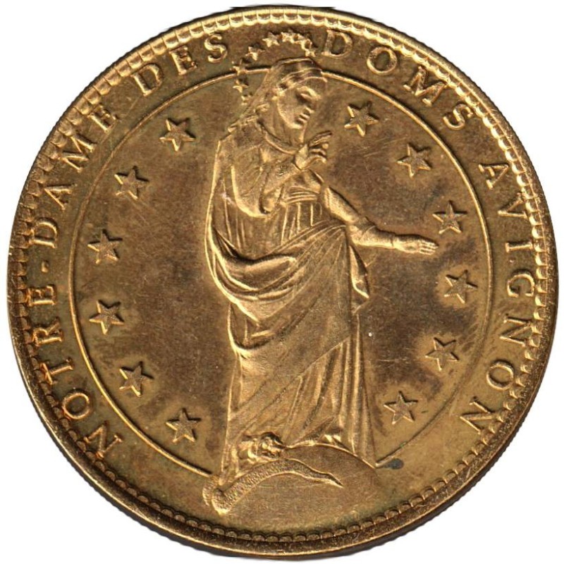 84- Avignon - Cathédrale Notre-Dame des Doms - La vierge - 2007