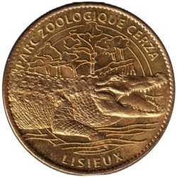 14- Hermival-les-Vaux - Basilique - Parc Cerza - Le crocrodile - 2010