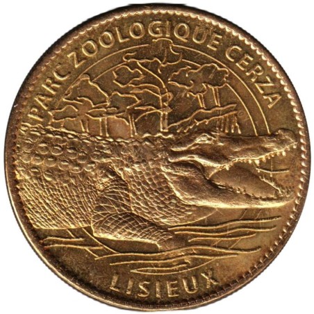 14- Hermival-les-Vaux - Basilique - Parc Cerza - Le crocrodile - 2010