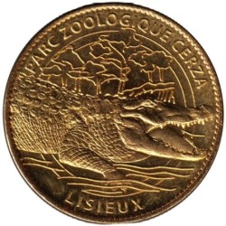 14- Hermival-les-Vaux - Basilique - Parc Cerza - Le crocrodile - 2010