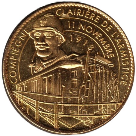 60- Compiègne - Clairière de l'armistice - 11 novembre 1918 Poilu - 2010