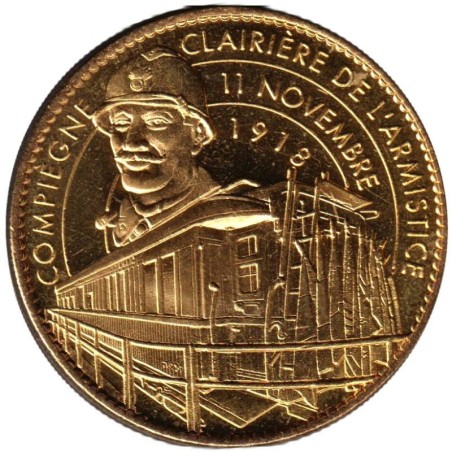 60- Compiègne - Clairière de l'armistice - 11 novembre 1918 Poilu - 2010