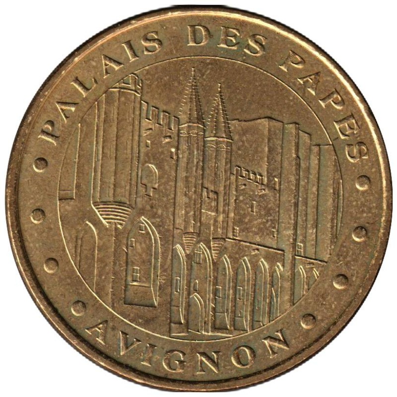 84-0315 - Avignon - Palais des Papes - face cerclée - 2006