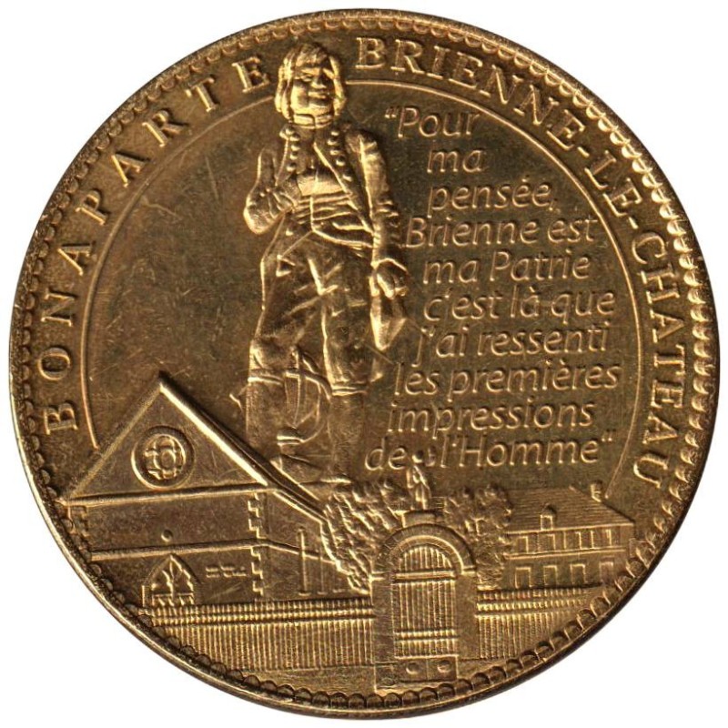Jeton touristique - 10- Brienne-le-Château - Brienne est ma patrie - 2010