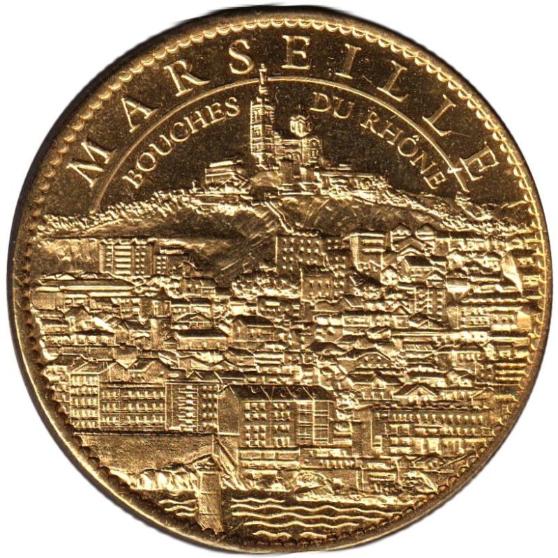 Jeton touristique - 13- Marseille - Bouches-du-Rhône - Endoume et Notre Dame de la Garde - 2010