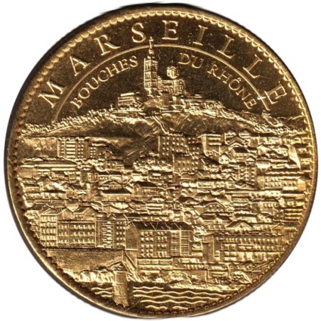 Jeton touristique - 13- Marseille - Bouches-du-Rhône - Endoume et Notre Dame de la Garde - 2010