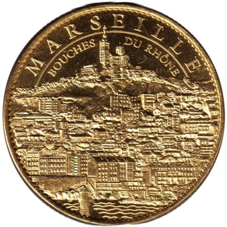 Jeton touristique - 13- Marseille - Bouches-du-Rhône - Endoume et Notre Dame de la Garde - 2010