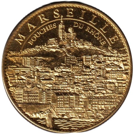 Jeton touristique - 13- Marseille - Bouches-du-Rhône - Endoume et Notre Dame de la Garde - 2010
