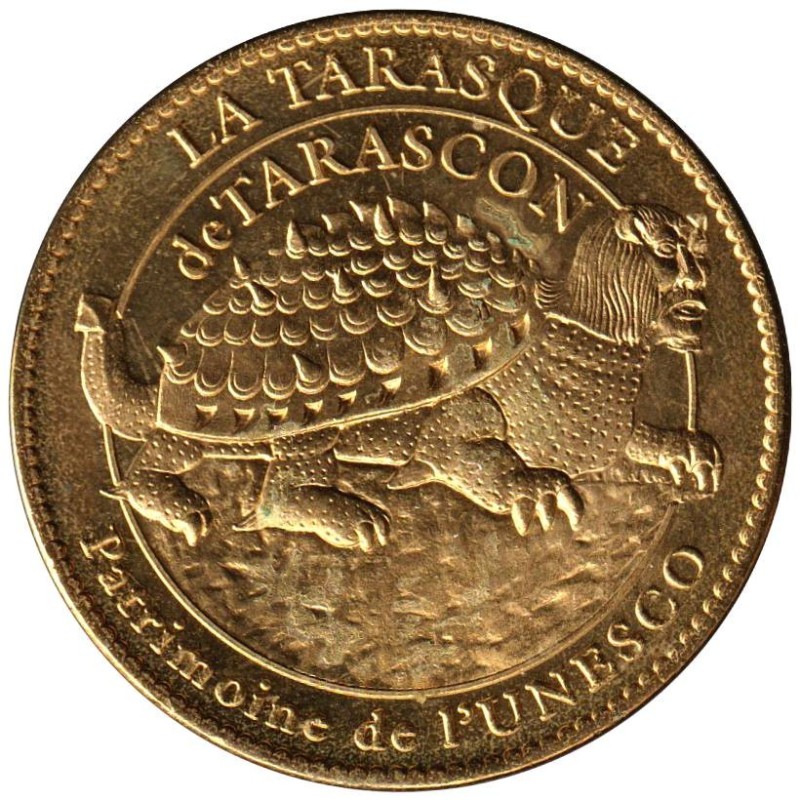Jeton touristique - 13- Tarascon - La tarasque - Patrimoine de l'UNESCO - 2011