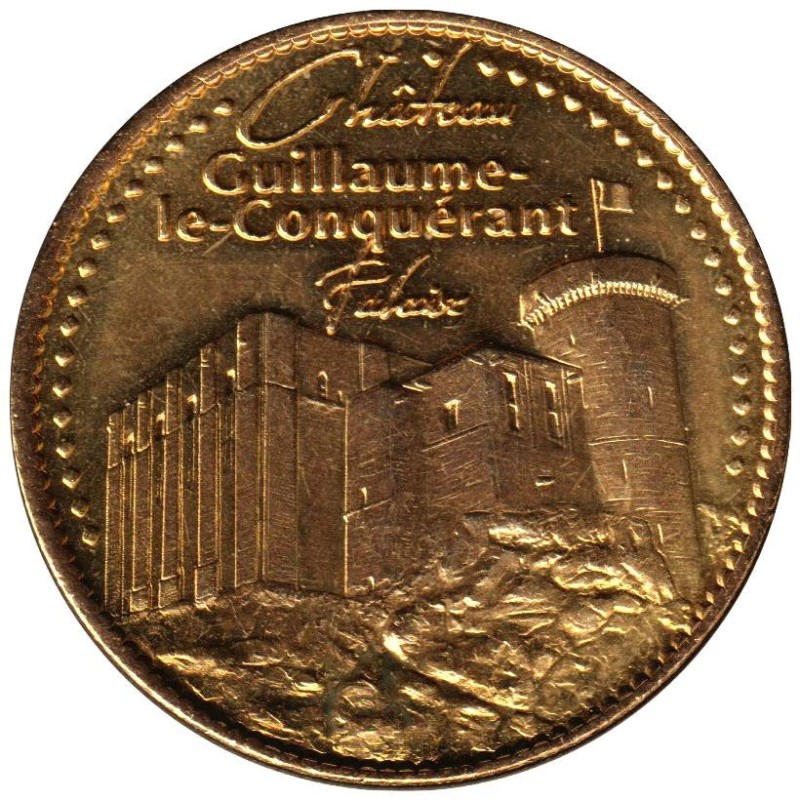 Jeton touristique - 14- Falaise - Château de Guillaume le Conquérant - 2010